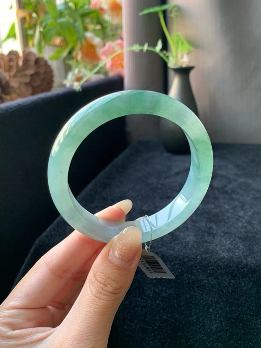 Pulsera de jadeíta verde hielo dulce - ZROLMA (SZ2024924001)