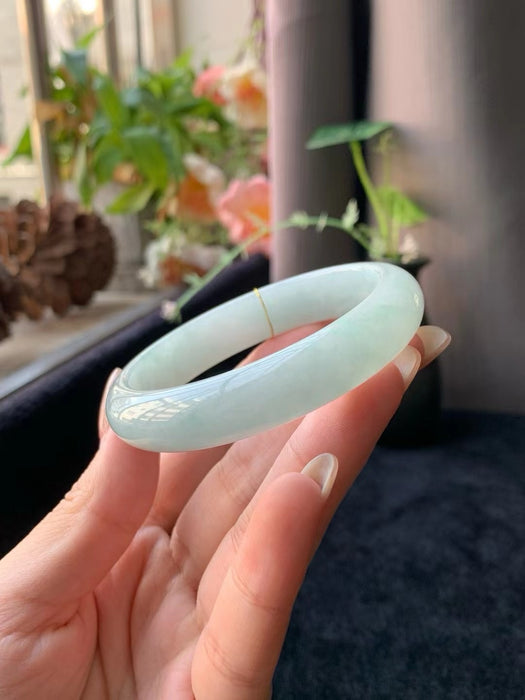 Ice-clear base jadeite bracelet-ZROLMA(SZ2024924001)