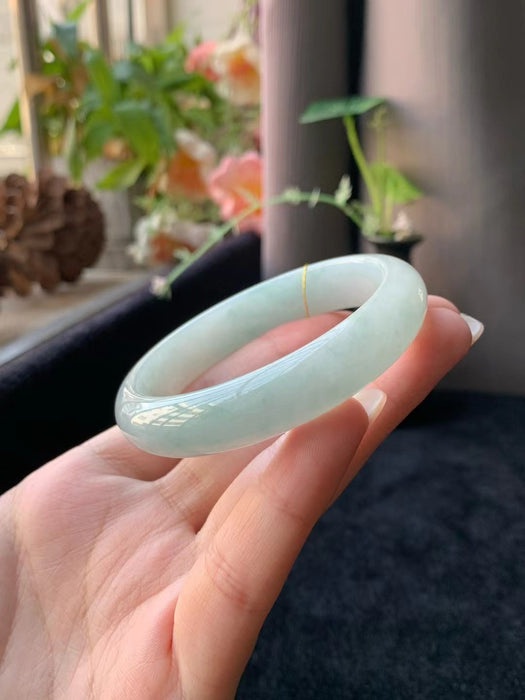 Ice-clear base jadeite bracelet-ZROLMA(SZ2024924001)